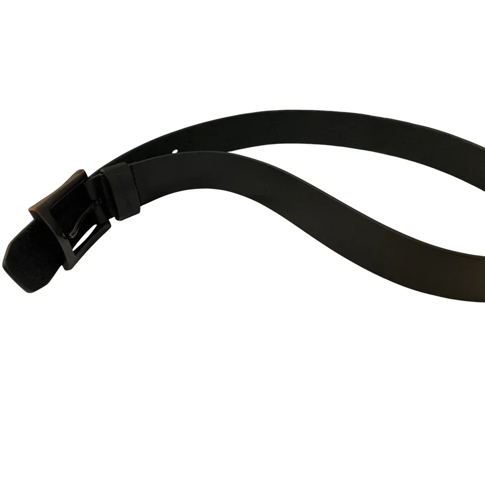 Carhartt Mens Black Full Grain Leather Belt WB5510-M Size 36 Workwear Utility